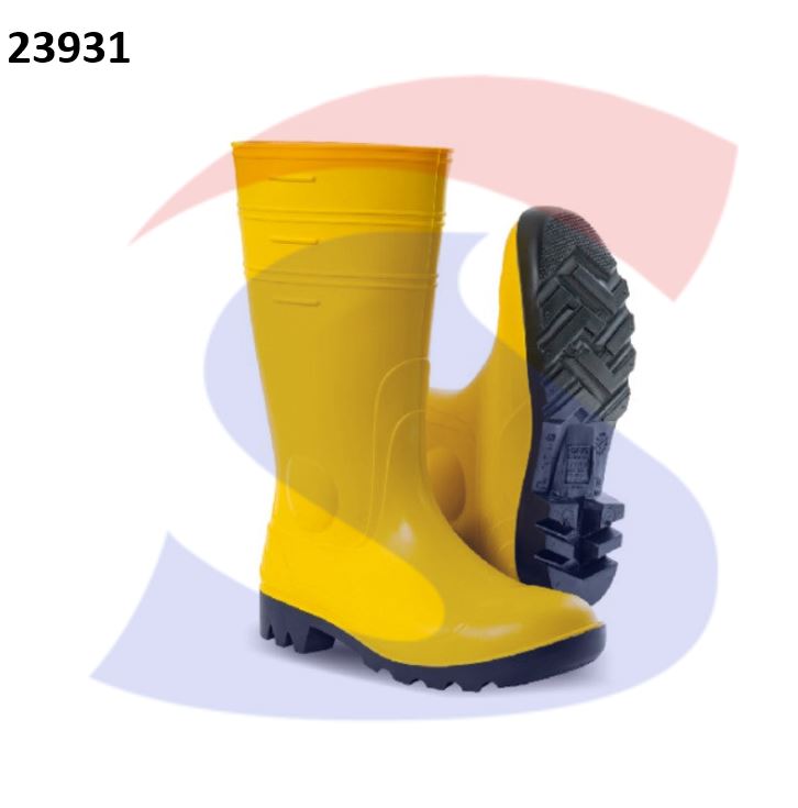 STIVALI IN PVC SICUREZZA N.43 GIALLO - BRIXO 361740