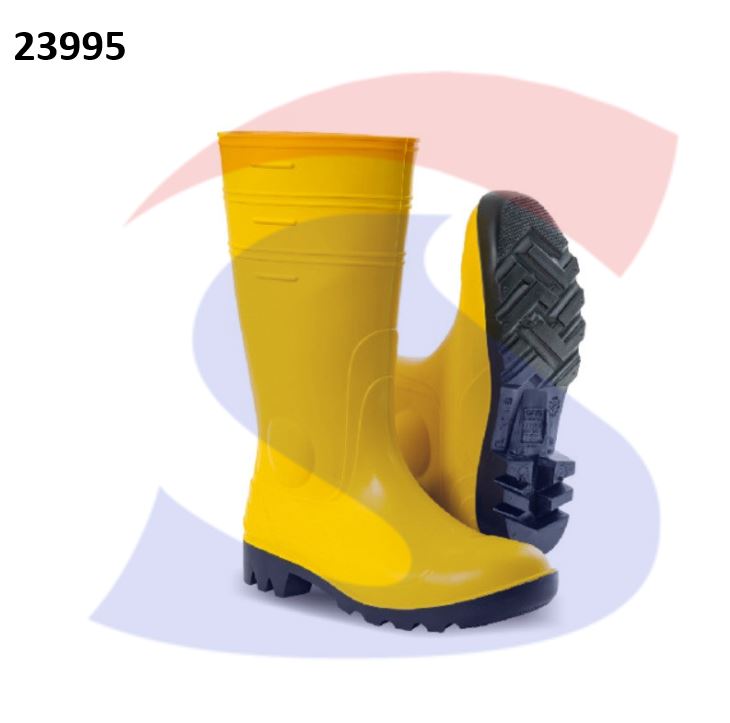 STIVALI IN PVC SICUREZZA N.45 GIALLO - BRIXO 361760