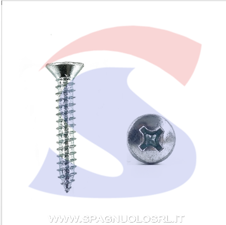 VITE AUTOFILETTANTE 3,5X30 INOXA TSP CON IMPRONTA A CROCE - MUSTAD 19607