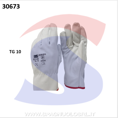 GUANTI IN PELLE DI BOVINO TG10 - ERRELLE G4510