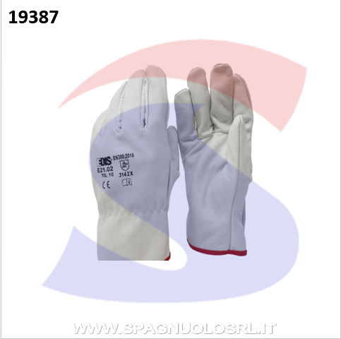 GUANTI PELLE DI BOVINO TG.11 - EDIS 0020292