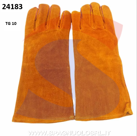 GUANTI PER SALDATURA TG.10 GIALLI CON PALMO RINFORZATO - SIR SAFETY SYSTEM MA1125E0/10