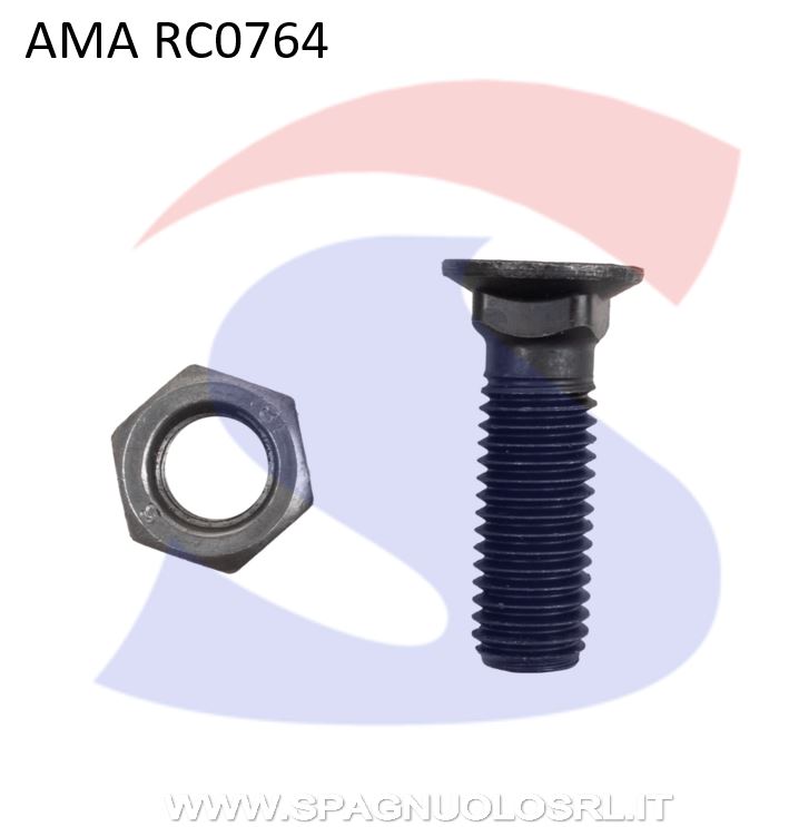 BULLONE M12X40 T.SVAS.PIANA QUADRO SOTTO TESTA - AMA RC0764