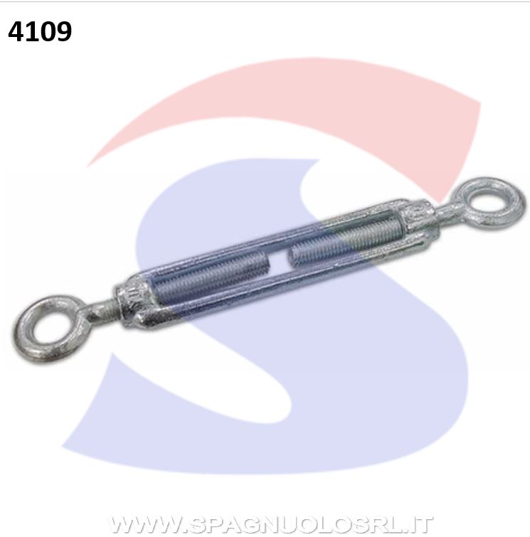 TENDITORE A DUE OCCHI ZINCATOFILETTO 8 5/16 MM - DE SANTIS 86211