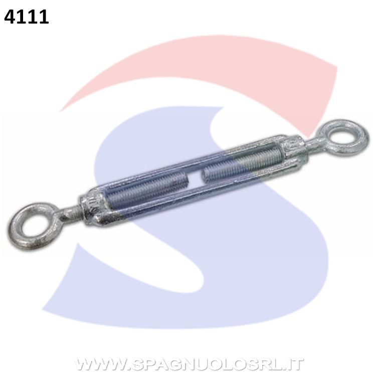 TENDITORE A DUE OCCHI ZINCATO FILETTO 12 1/2 MM - DE SANTIS 86213