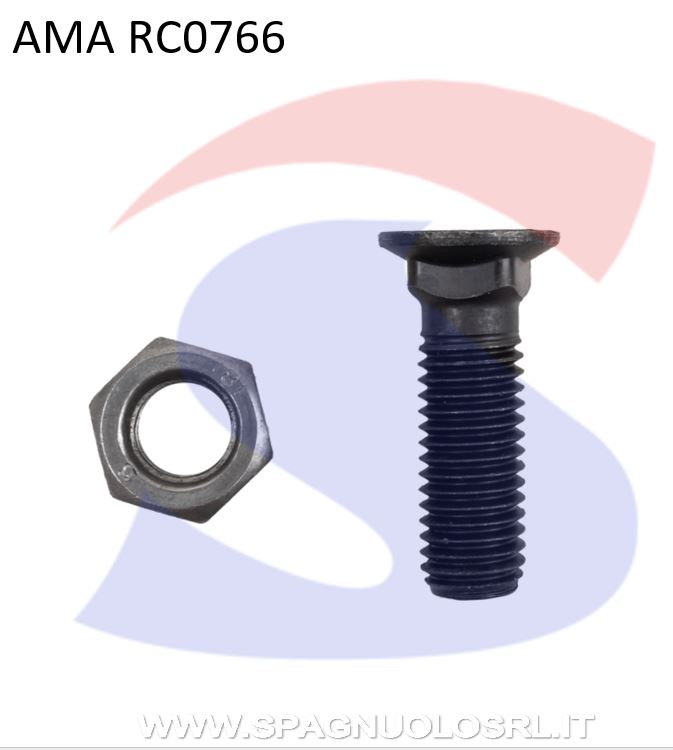 BULLONE M12X50 T.SVAS.PIANA QUADRO SOTTO TESTA - AMA RC0766