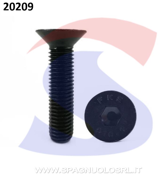 VITE TESTA SP CON CAVA ESAGTF 10.9 MA M08X70 - VITI VITTSPEIM08X70