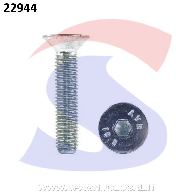 VITE TESTA SP CON CAVA ESAGZINC TF 10.09 MA M10X30 - VITI VITTSPEIZNM10X30
