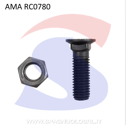 BULLONE M14X60 T.SVAS.PIANA QUADRO SOTTO TESTA - AMA RC0780