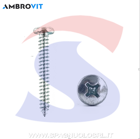 VITI AUTOF ZN 4,2X19 A TESTACIL CON IMPRONTA A CROCE - AMBROVIT 17052