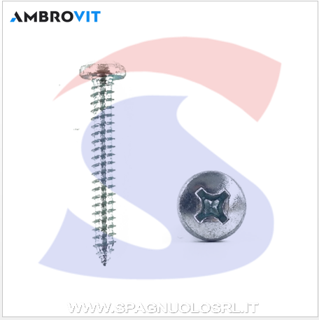 VITI AUTOF ZN 4,8X16 A TESTACIL CON IMPRONTA A CROCE - AMBROVIT 17081