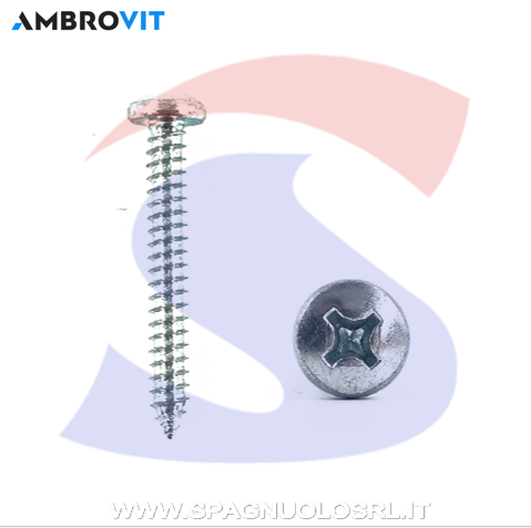 VITI AUTOFIL ZN 3,9X22 A TESTAPIANA ZINCATA CILINDRICA - AMBROVIT 17033