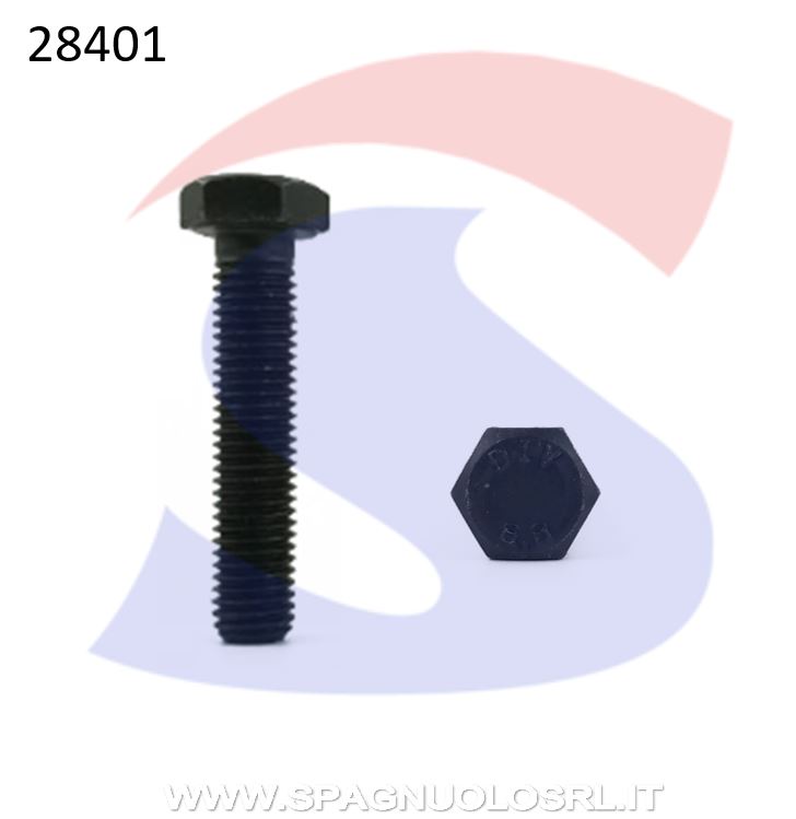 VITE T.ESAG 8.8 M16X140 PASSOGROSSO TOTAL.FILET.BRUNITA - VITI VITTEM16X140TF