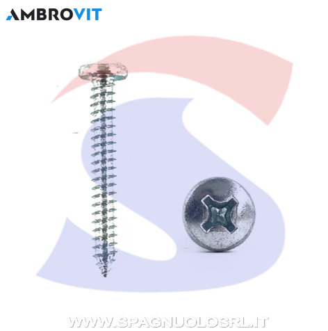 VITI AUTOFIL ZN 5,5X32 A TESTAPIANA ZINCATA CILINDRICA - AMBROVIT 17105