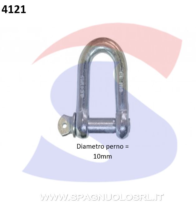GRILLO MANIGLIONE ZINCATO M10 - DE SANTIS 99653
