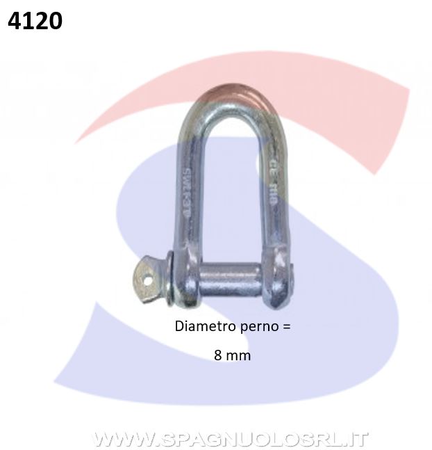 GRILLO MANIGLIONE ZINCATO M8 - DE SANTIS 86242