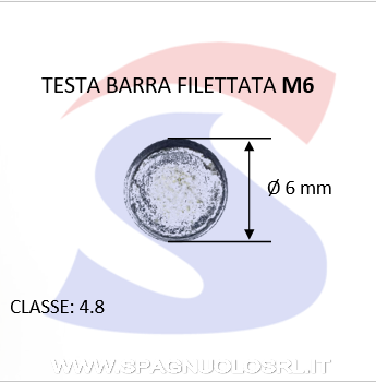 BARRA FILETTATA ZINC.1MT 6MMPASSO GROSSO 1 - MAU 91582
