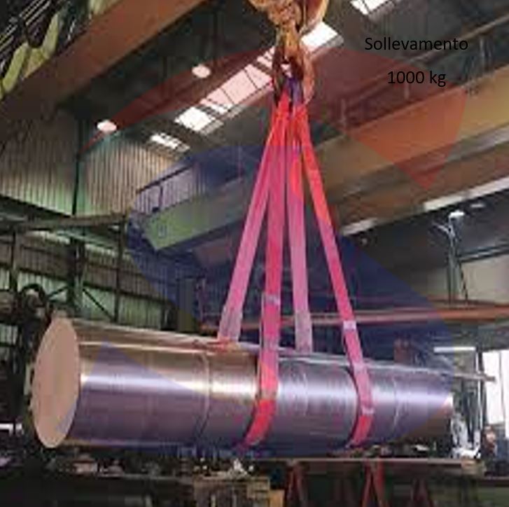 GANCIO DI SOLLEVAMENTO ZN PORT. 1000KG - DE SANTIS 14550