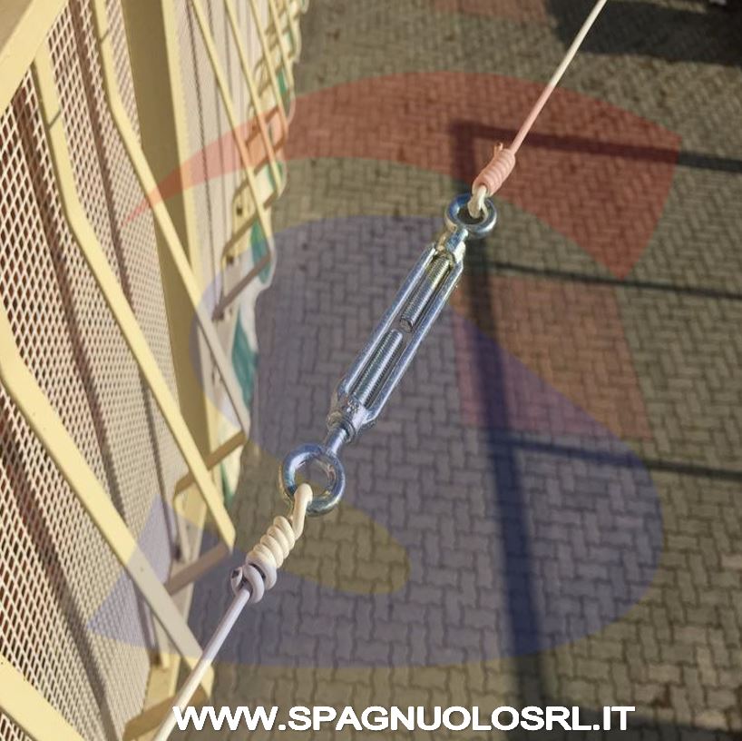 TENDITORE A DUE OCCHI ZINCATO FILETTO 6 1/4 MM - DE SANTIS 86210