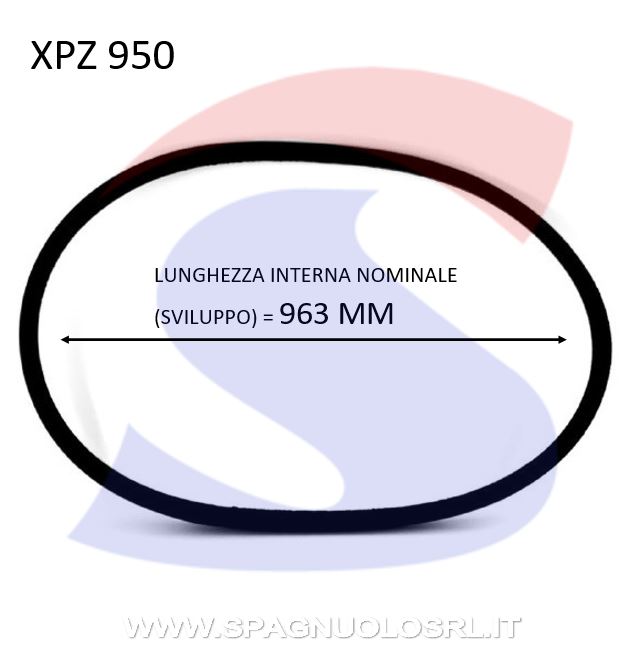 CINGHIA XPZ950 - OPTIBELT XPZ950