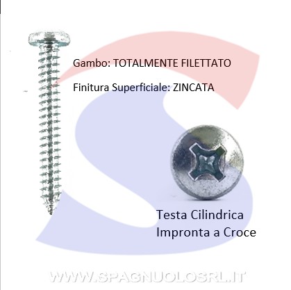 VITI AUTOF ZN 4,2X16 A TESTACIL CON IMPRONTA A CROCE - AMBROVIT 17051