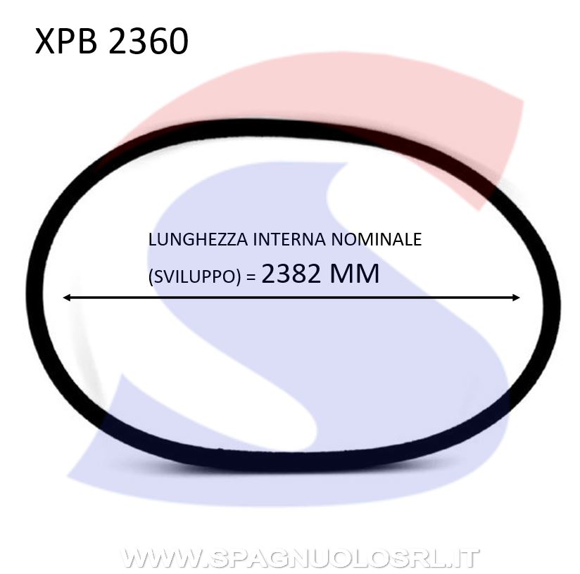 CINGHIA OPT XPB2360 - OPTIBELT XPB2360
