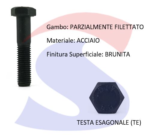 BULLONE TESTA ESAG 14X40X1,5PASSO FINE X FRESE PARZ FILET - AMA RC0716