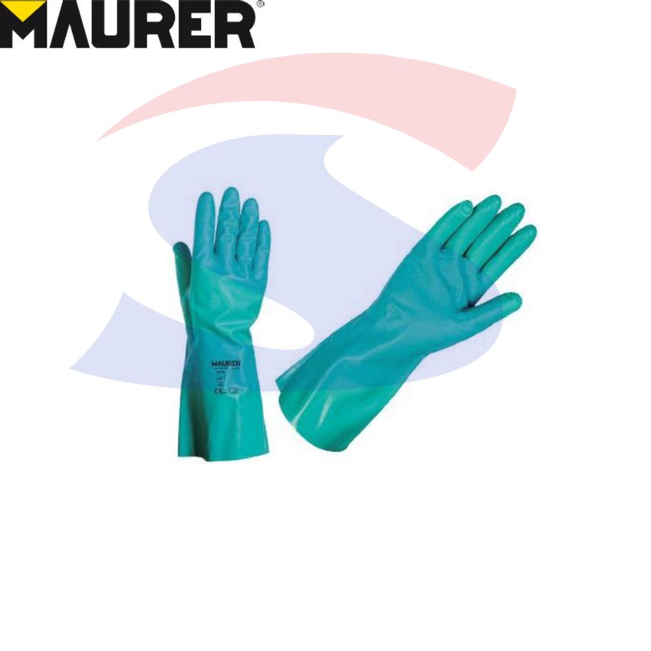 Guanti in nitrile idonei per uso alimentare TG. XL, Verde - MAU 97038