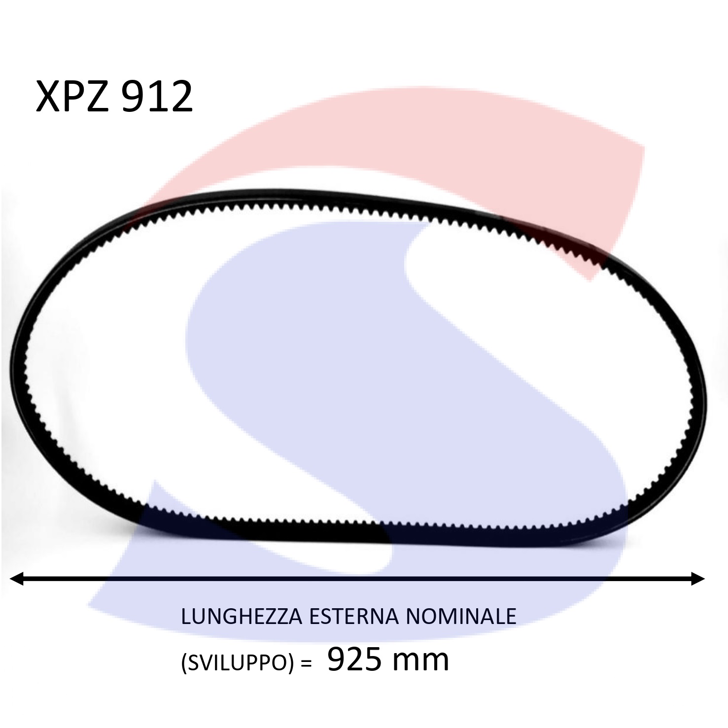 Cinghia OPTIBELT XPZ 912 - OPTIBELT ANN/XPZ912