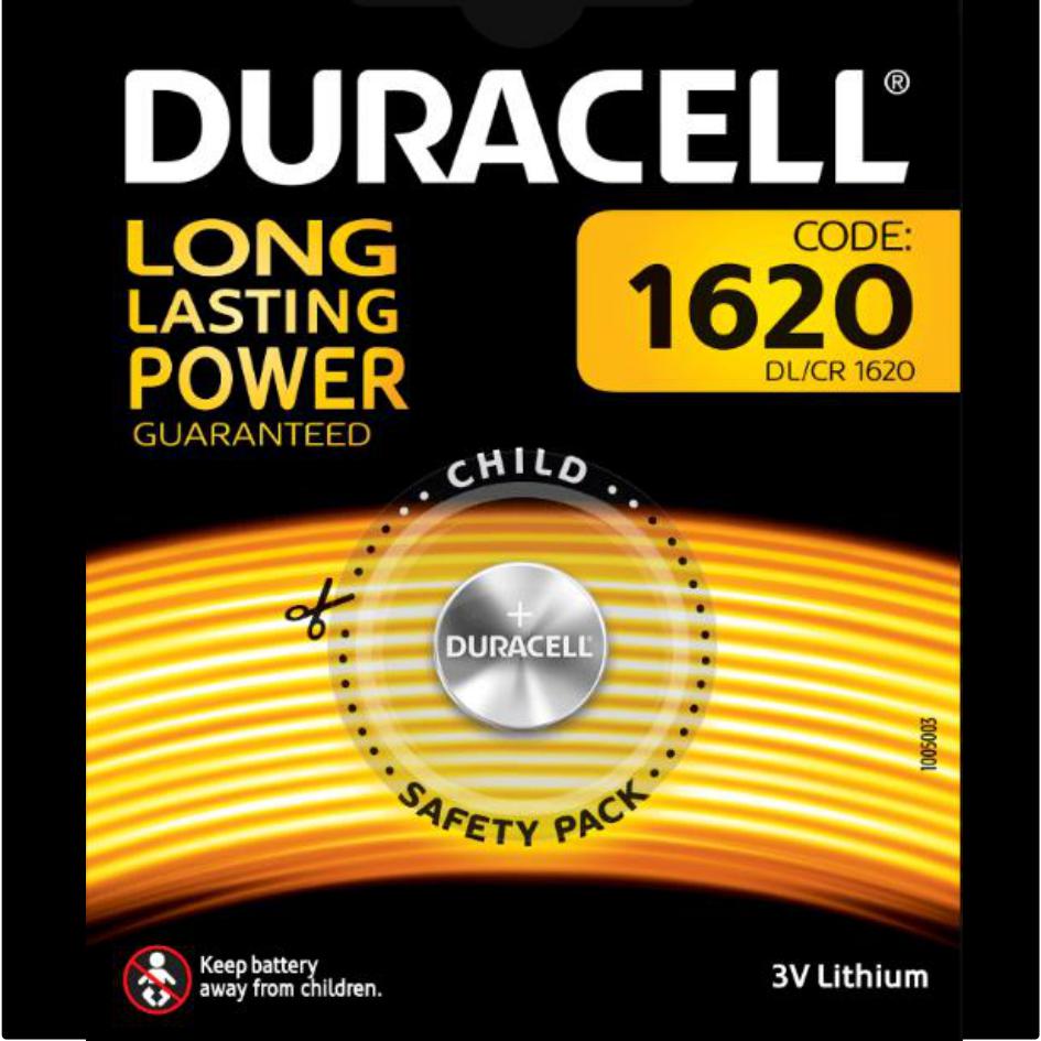 Batterie specialistiche 1620 a bottone al Litio da 3V - DURACELL 1620