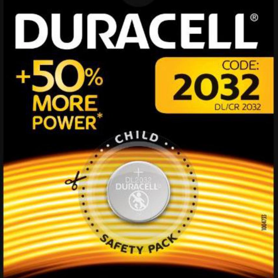 Batterie specialistiche 2032 a bottone al litio da 3V - DURACELL DL2032