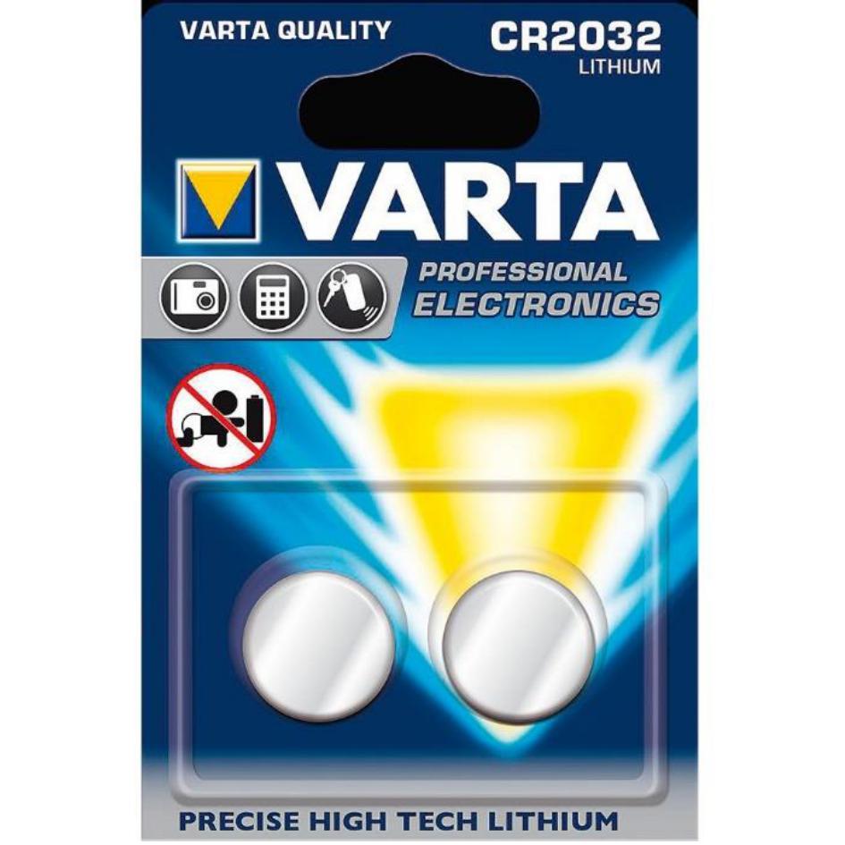 Batterie specialistiche Varta 2032 a bottone al Litio da 3V - VARTA CR2032