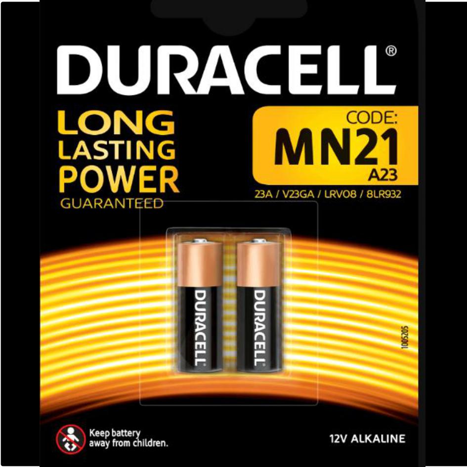 Batterie Duracell specialistiche Alcaline MN21 da 12V - DURACELL MN21/2