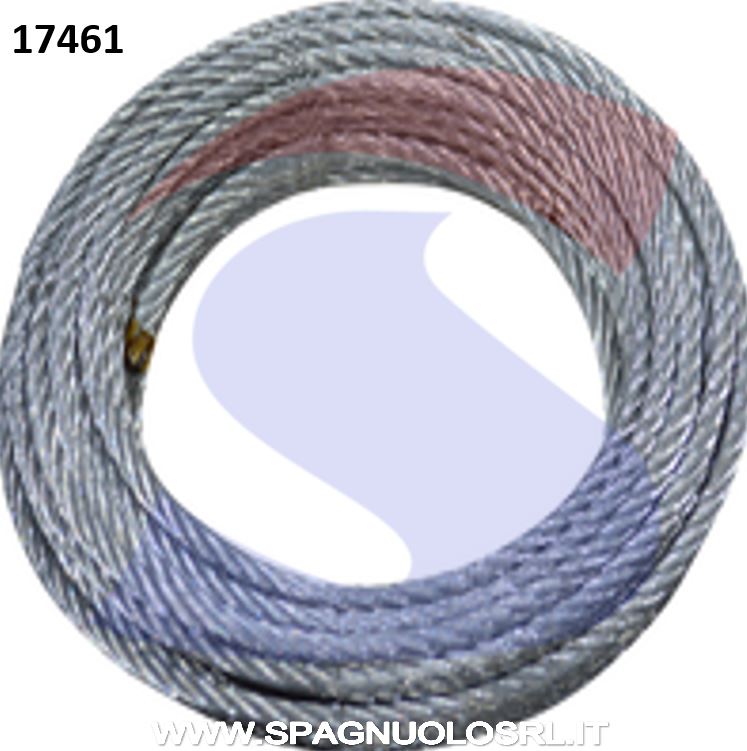 FUNE IN METALLO 6MM DA 50MT - DE SANTIS 93612