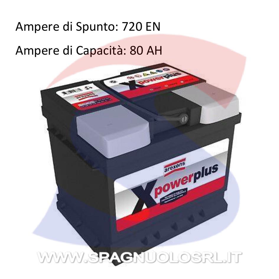 Batteria X Power 80 AH 720 A 12V L3 - AREXONS 0859