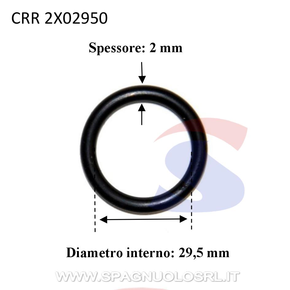 O-ring in gomma nitrilica con Ø 29,5 mm e spessore 2 mm - CORAR 2X02950