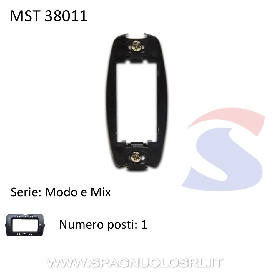 Supporto per pannelli 1 modulo con viti serie "Modo" e "Mix" - MASTER 38011