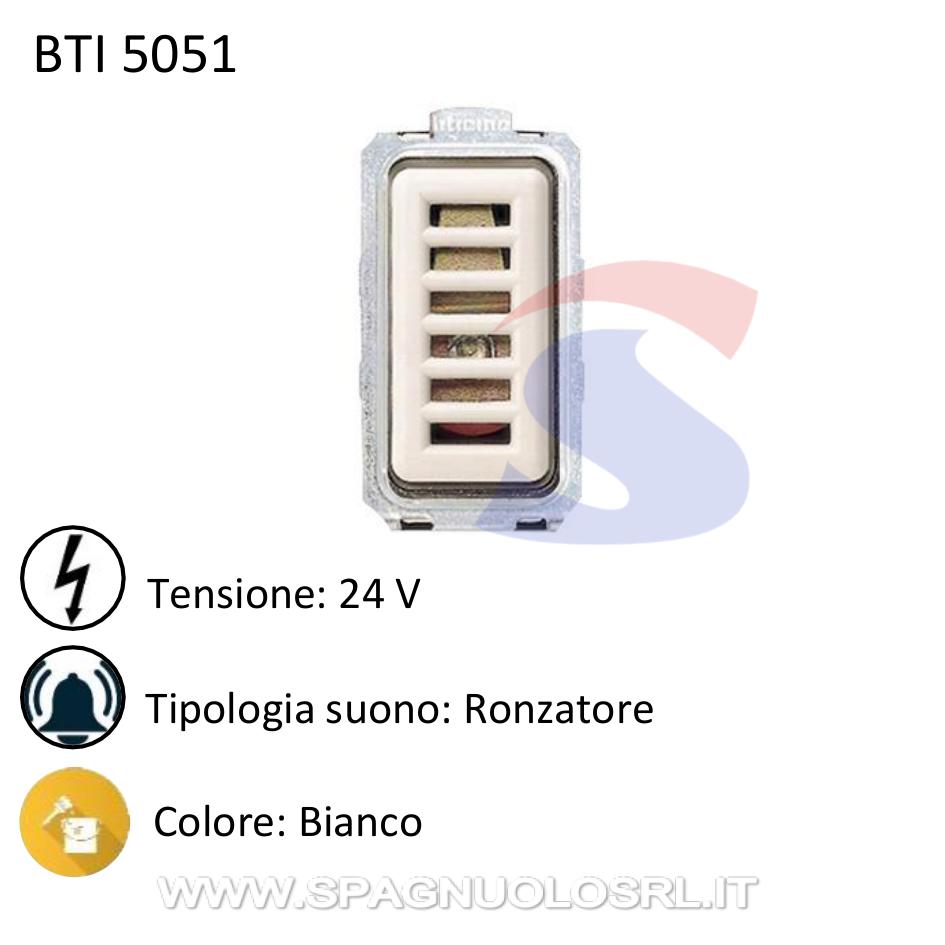 Ronzatore serie "Magic" 24 V, Bianco - BTICINO 5051