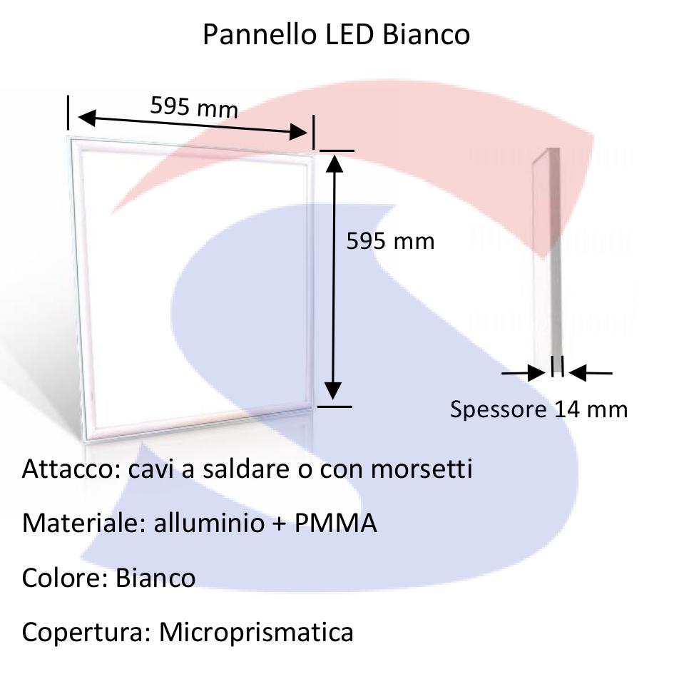 Pannello LED Quadrato da incasso potenza 45 W - VTAC 62196
