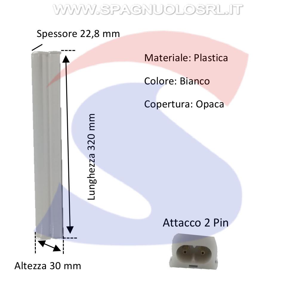 Plafoniera LED rettangolare bianco luce naturale 4000° - VTAC 21691/ANN