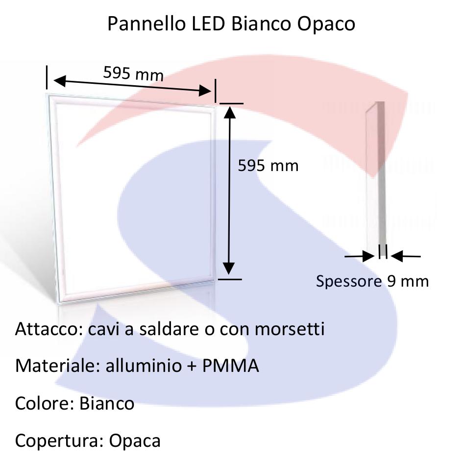 Pannello LED quadrato da incasso potenza 38 W - BEGHELLI 70011