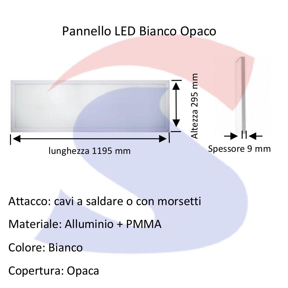 Pannello LED rettangolare da incasso potenza 38 W - BEGHELLI 70013