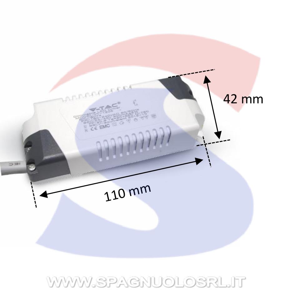 Driver Dimmerabile per Pannelli LED 18 W - VTAC 8075