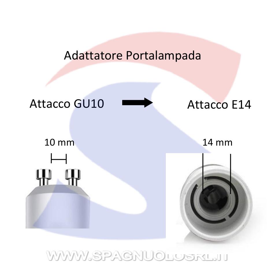 Convertitore portalampada E14-GU10 - MAU 95969