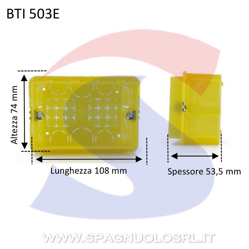 Cassetta portafrutti da incasso 108x74x53,5mm 3 posti - BTICINO 503E