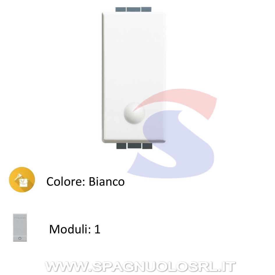 Interruttore serie "LUNA" 1P 16 A, 250 V Bianco - BTICINO C4001L
