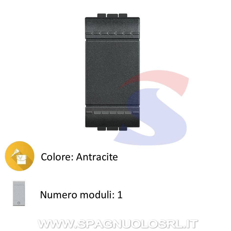 Interruttore serie "LIVING LIGHT" 1P 16 A, 250 V Antracite - BTICINO L4001N