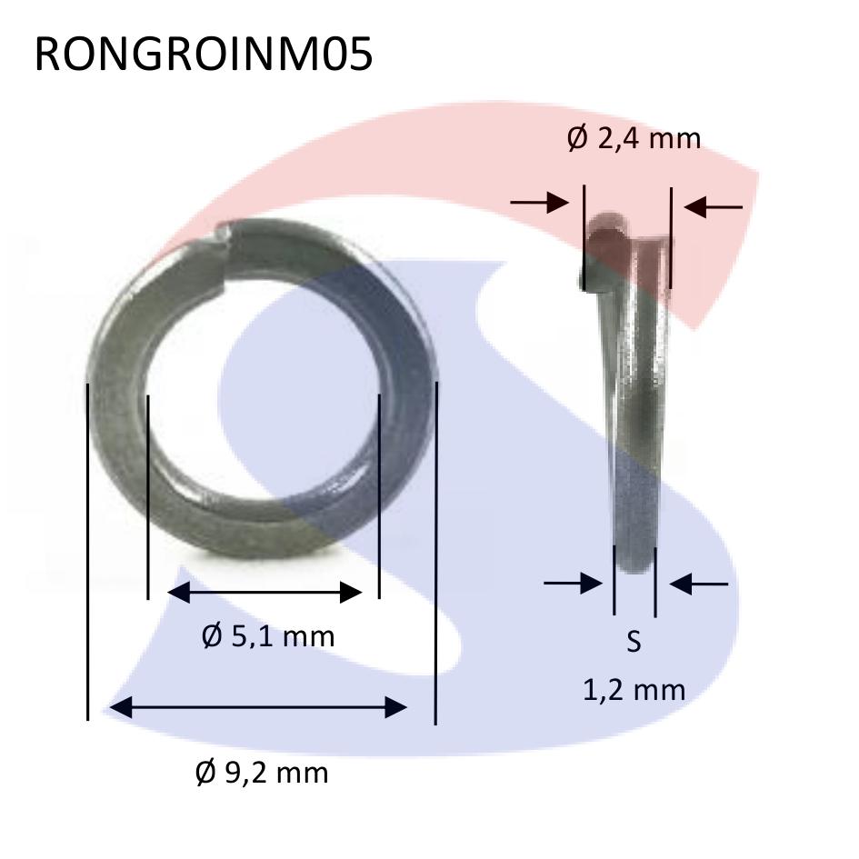 Rondella Elastica (Grower) Inox M5 - VITI RONGROINM05