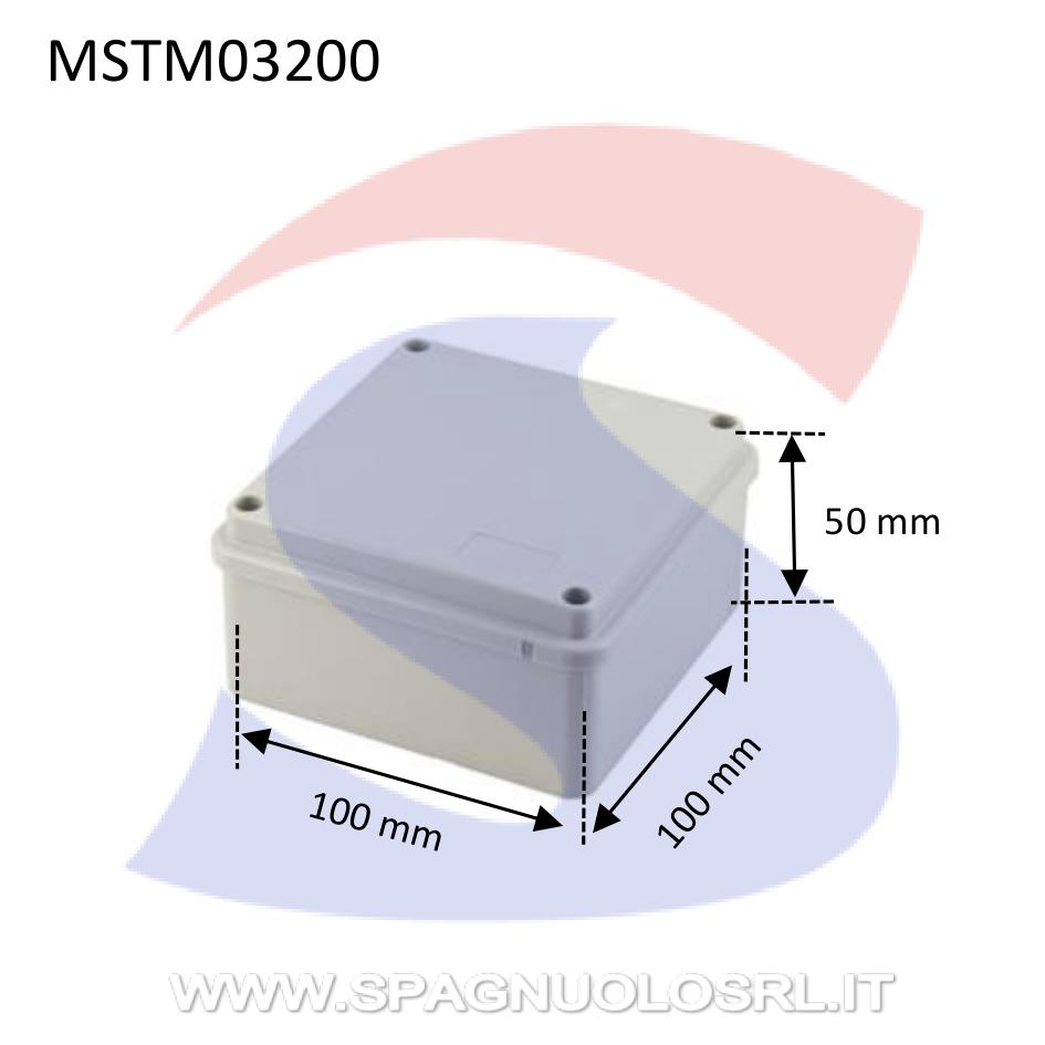 Cassetta di derivazione stagna 100x100x50 mm - MASTER M03200