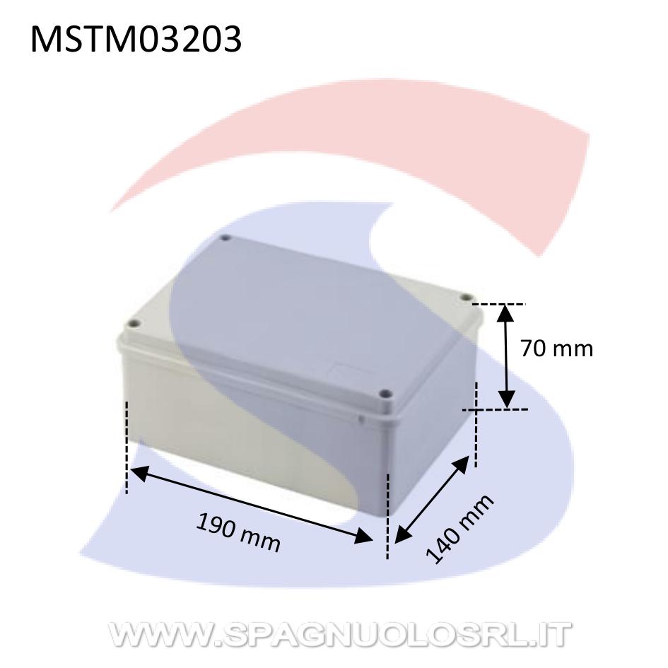 Cassetta di derivazione stagna 190x140x70 mm - MASTER M03203